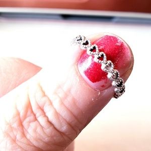 Authentic Pandora Linked Love Ring (58)